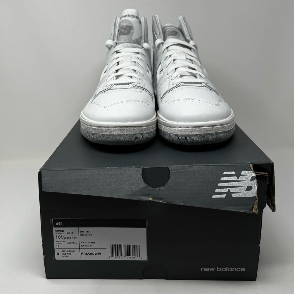 New Balance 650R Triple White